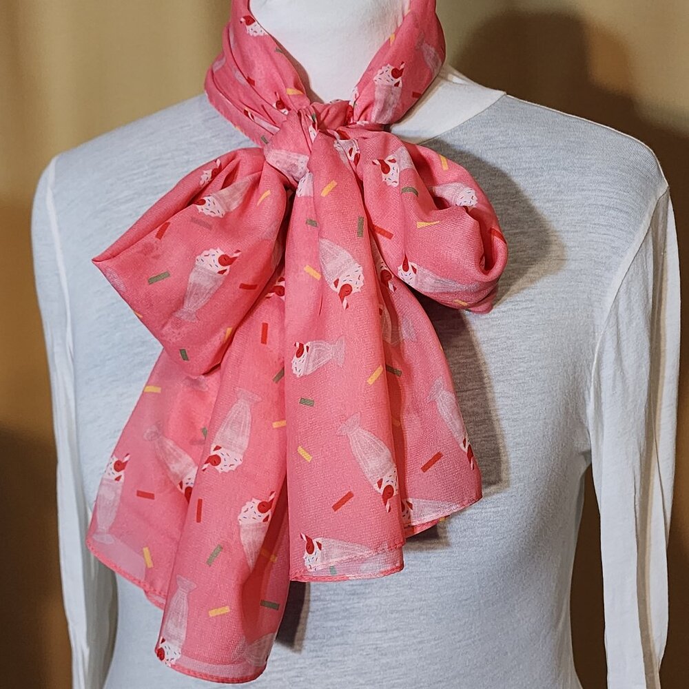 NWOT Erstwilder "Shake, Rattle & Roll" Oblong Large Neck Scarf - SOLD OUT! Glam